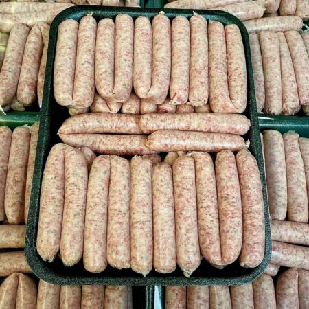 Handmade Thin Cumberland Sausages, 1.8kg