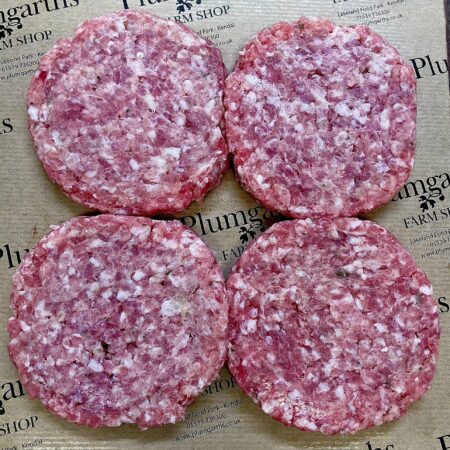 Handmade Pork & Apple Burgers (4 pack)